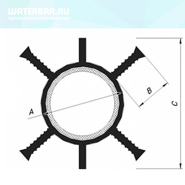 Гидрошпонка-Dewmark-Waterstop-С-88