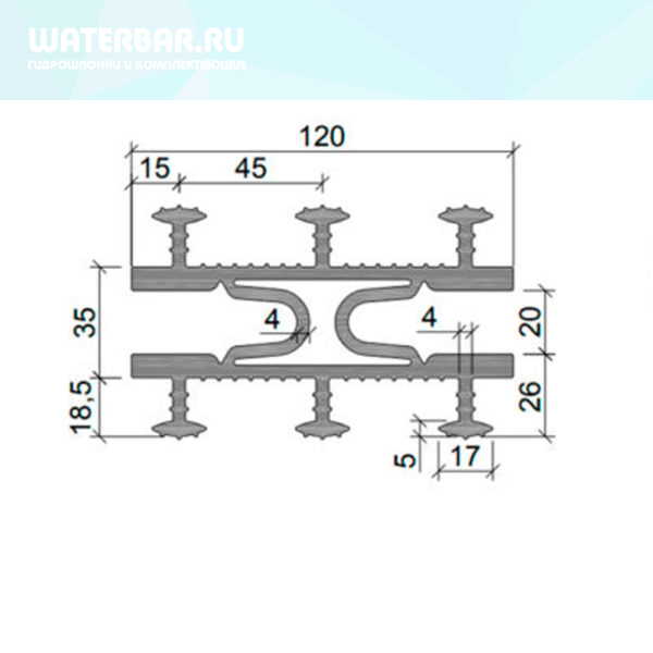 Гидрошпонка-Masterflex-DK-12-S