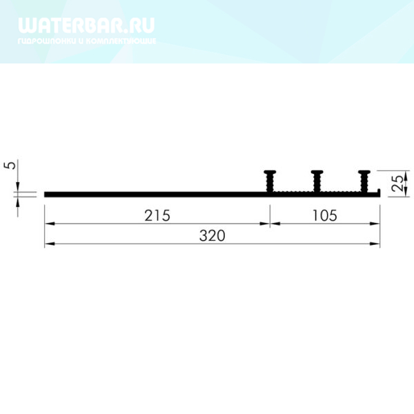 Гидрошпонка-Nitriflex-DA-320-eins