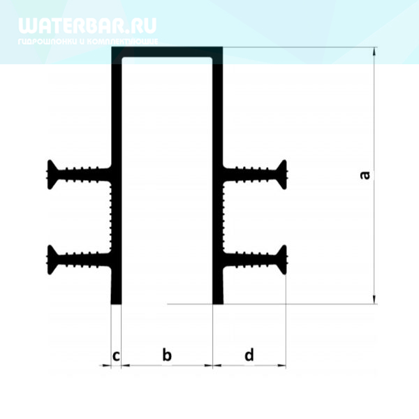 Гидрошпонка-Waterstop-UC-55-20252